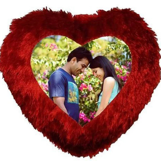 Heart Shaped Fur Pillow