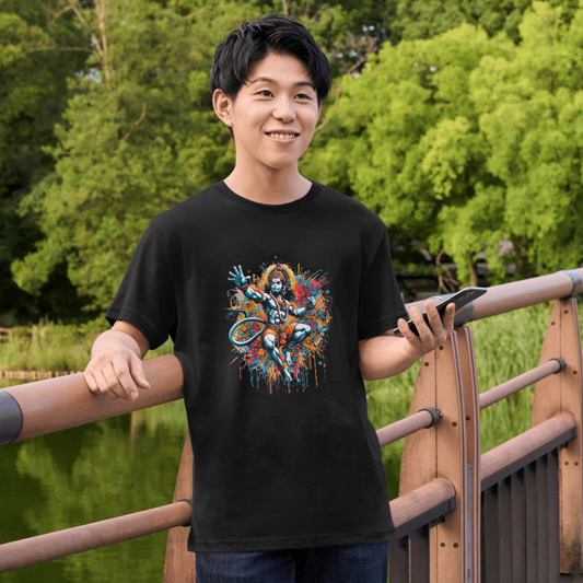 🔱 Lord Hanuman T-Shirt – Divine Power in Every Thread