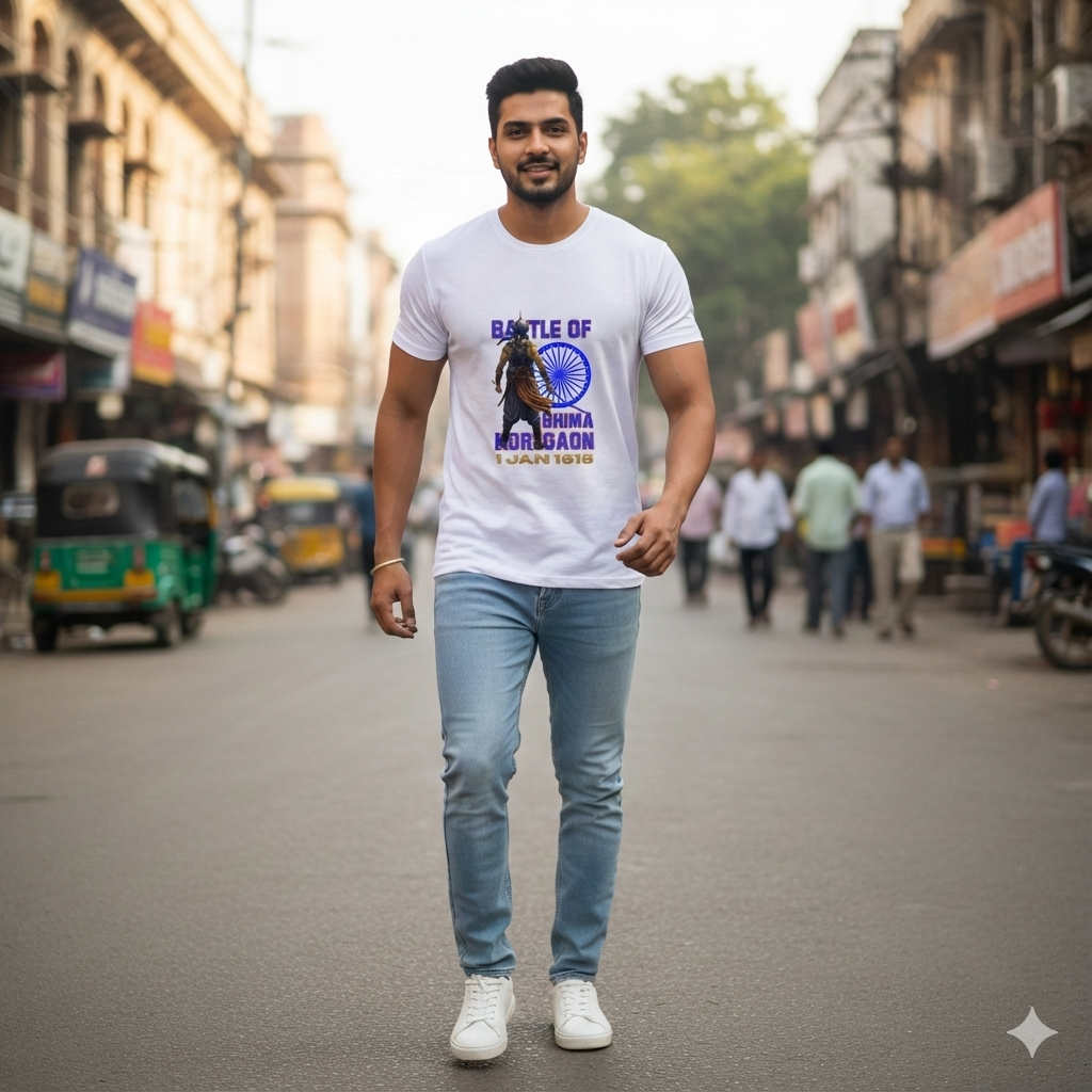 Bhima Koregaon Victory White T-Shirt