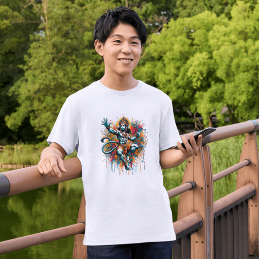 🔱 Lord Hanuman T-Shirt – Divine Power in Every Thread
