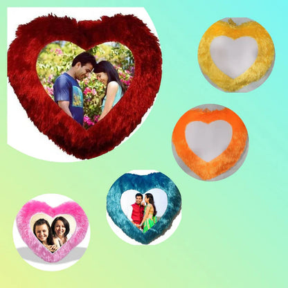 Heart Shaped Fur Pillow