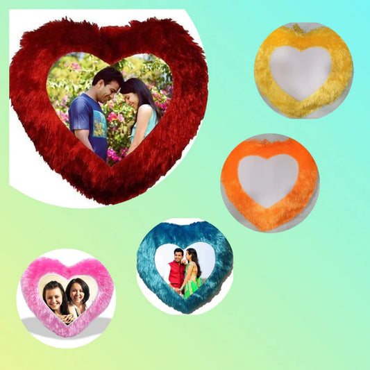 Heart Shaped Fur Pillow